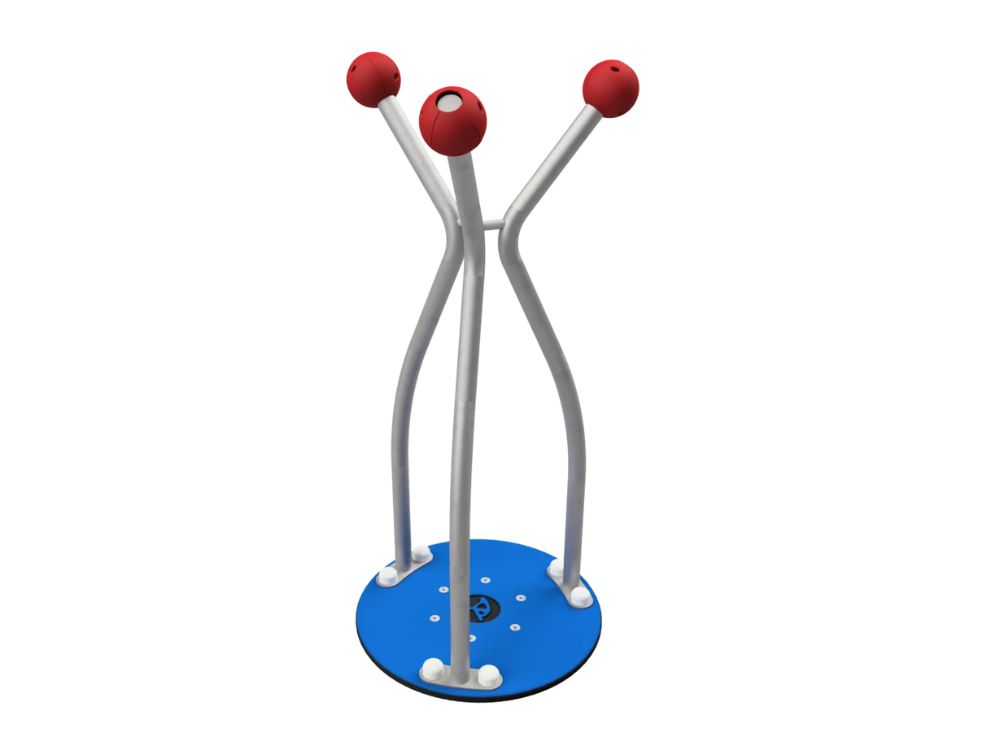 Drejetallerken med ståplads, 3 børn