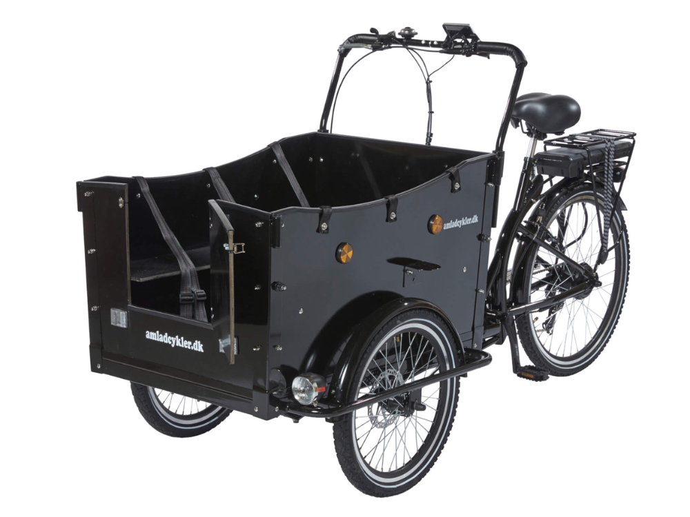 El-ladcykel, Deluxe med låge, 6 børn