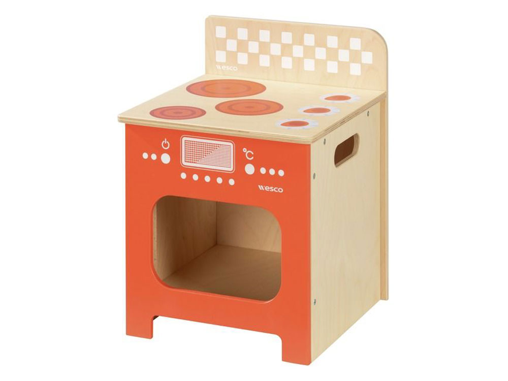 Komfur rød H31 cm, Studio 2+