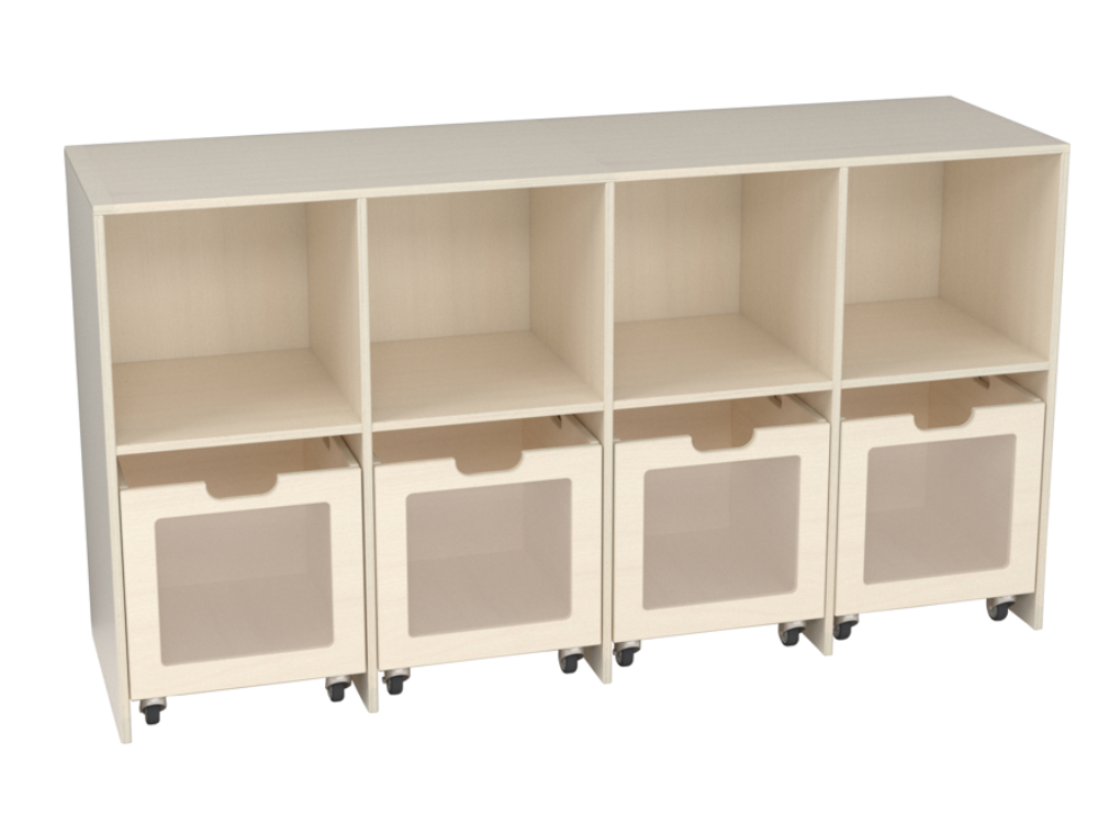 Reol uden bund, 8 rum