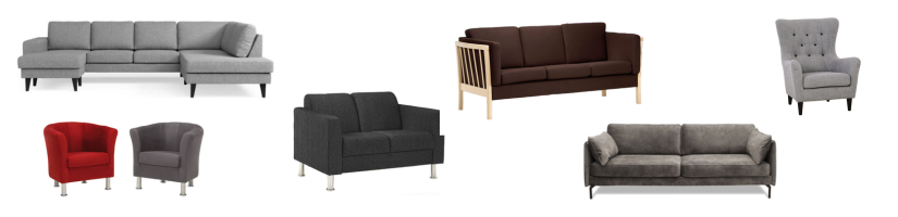 SOFAER OG LÆNESTOLE