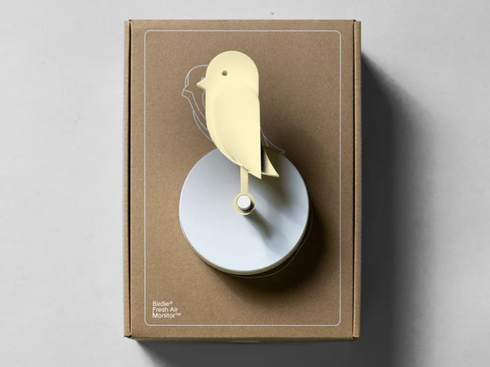 Birdie, lys gul, 4 stk.