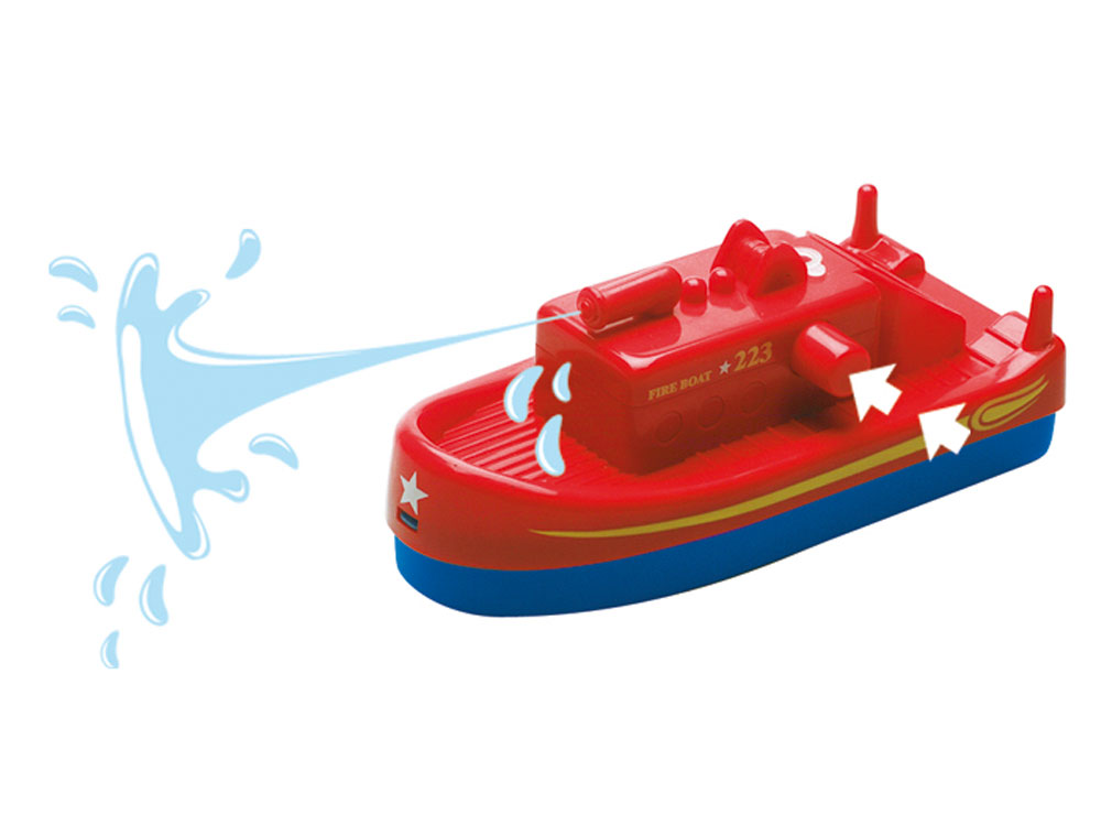 AquaPlay Redningsbåd med sprøjte