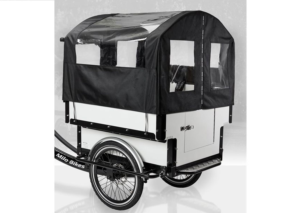 Kaleche til ladcykel 6 børn