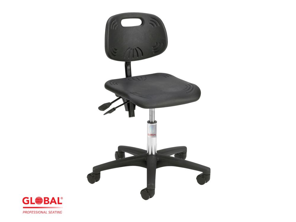 Arbejdsstol Classic Econ PU, sort