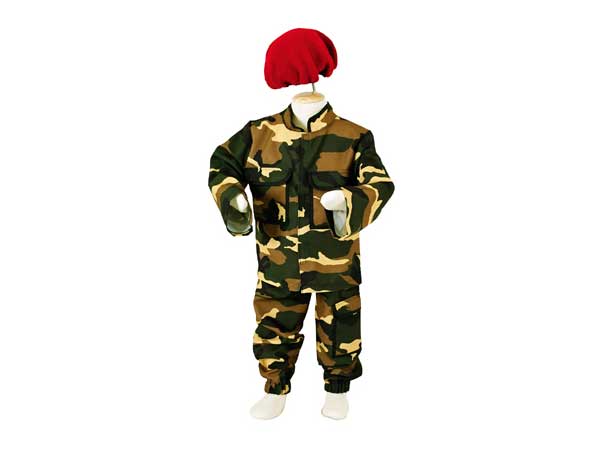 Soldat camouflagedragt 3-5 år Tilbud