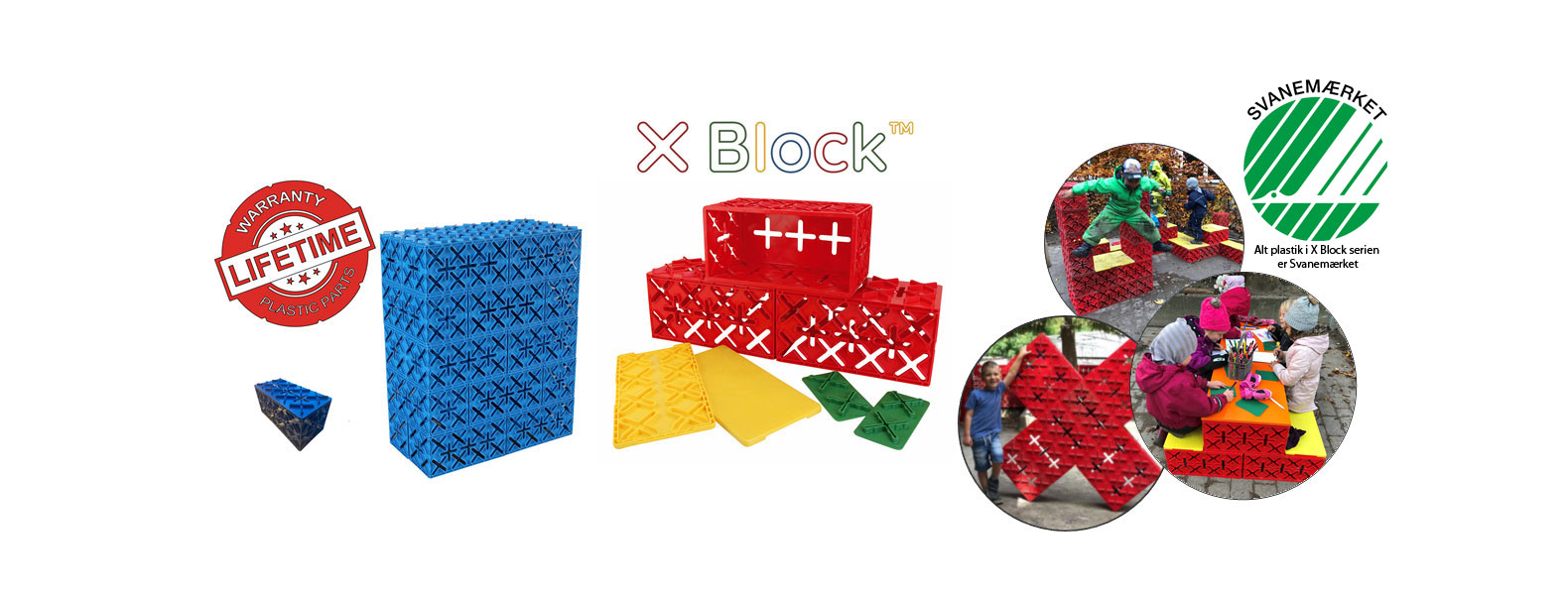 X Block - perfekt til udendørsleg på legepladsen