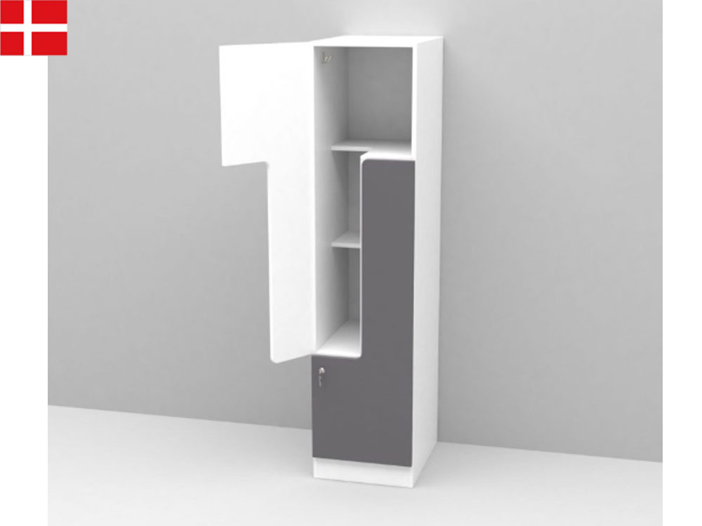 Personalegarderobe Z spån melamin,