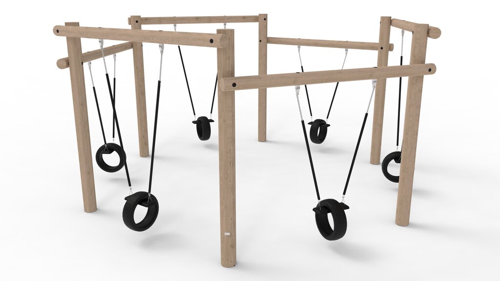 Gynge 6-Kantet, Robinia