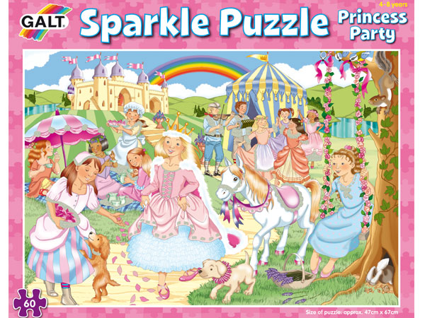 Puslespil Sparkle Princess Party 4+