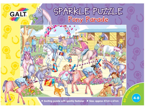 Puslespil Sparkle Pony Parade 4+