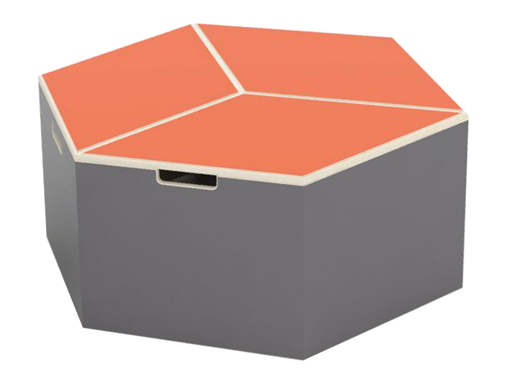 Hexa Box Antrasit/orange
