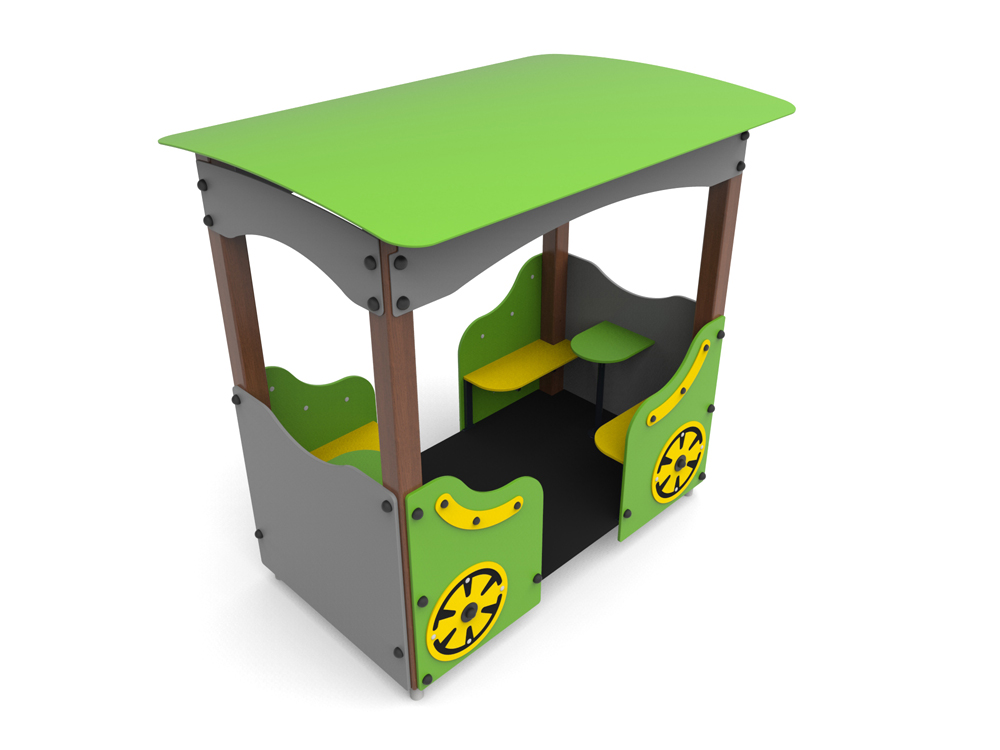 Passagervogn Træ/HDPE
