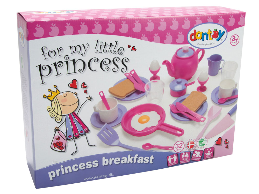 Morgenmadssæt Prinsesse, 32 dele *